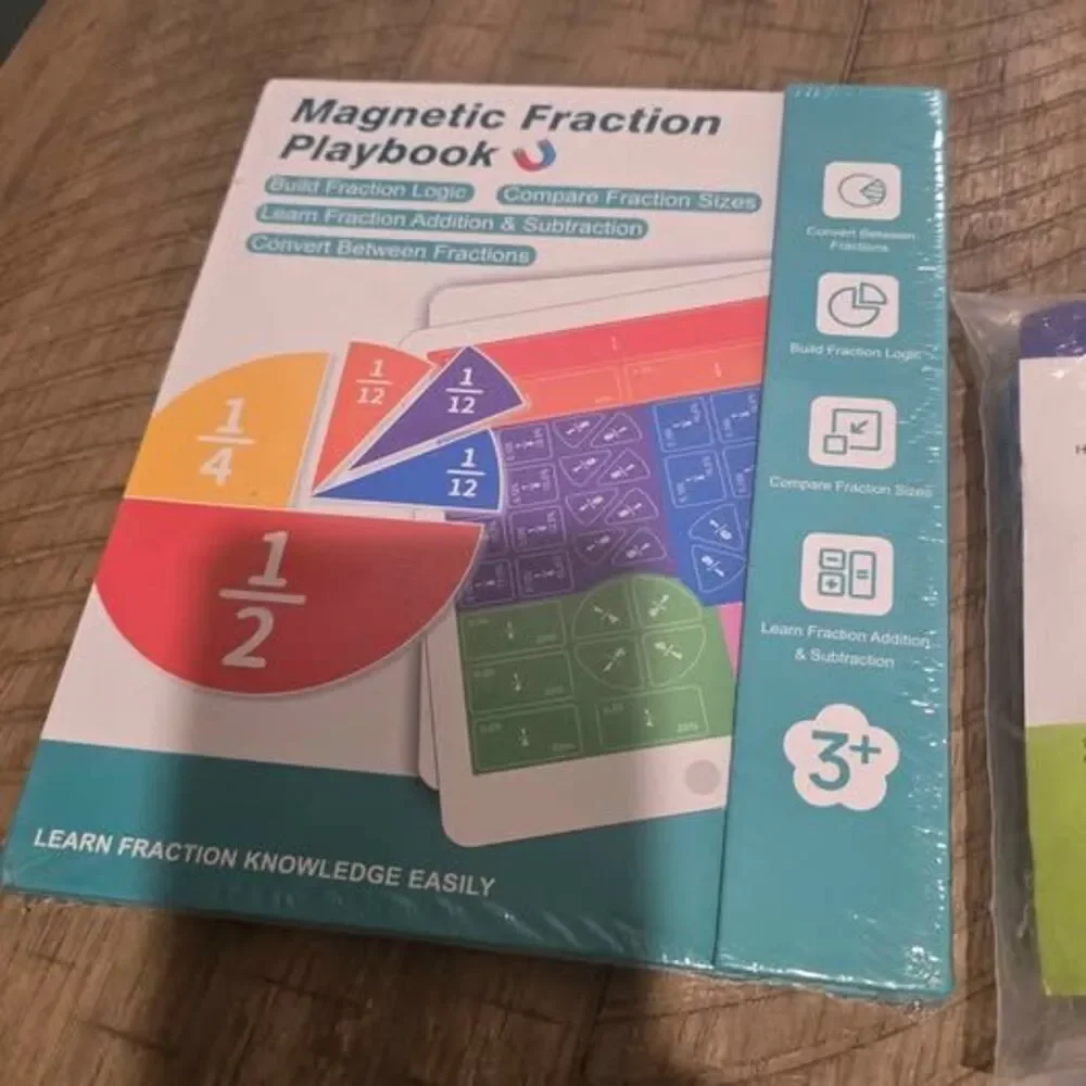 Elementary math manipulatives lot - multiplication division fractions linking cu